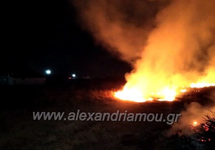 Πυρκαγιά στο παλιό γήπεδο Λουτρού.(φωτο-βιντεο)