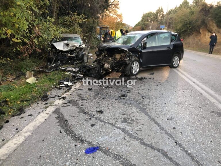 Θεσσαλονίκη: Ένας νεκρός και ένας σοβαρά τραυματίας στο τροχαίο στα Πεύκα (φωτο)