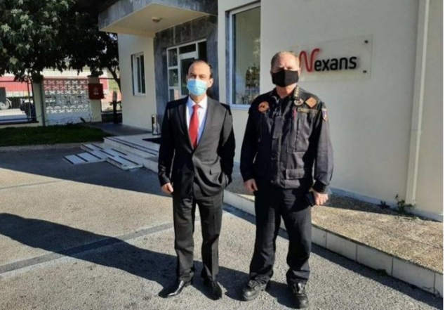 Δωρεά μασκών στην Πυροσβεστική Υπηρεσία Φθιώτιδας