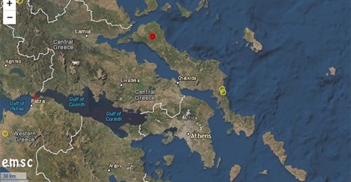 Σεισμός 3.9 Ρίχτερ στην Εύβοια