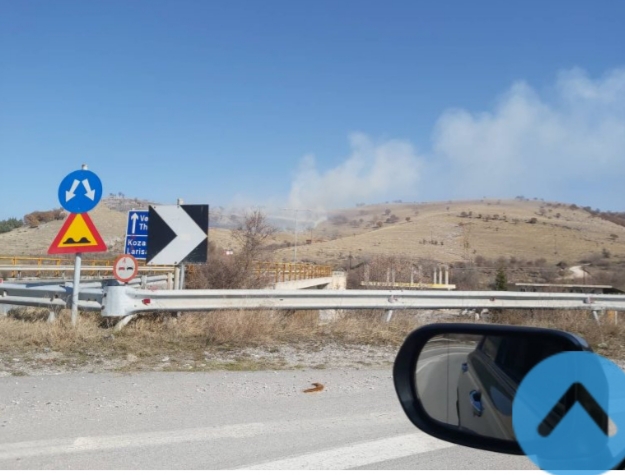 Πυρκαγιά σε χορτολιβαδική έκταση στην Κοζάνη.(φωτο-βιντεο)