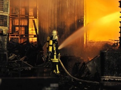 Πυρκαγιά σε ξυλουργείο στην Χαλκιδική