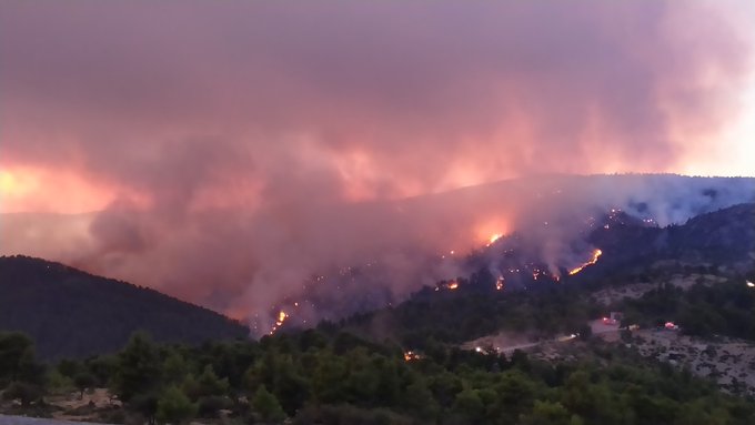 90 Δασικές πυρκαγιές το τελευταίο 24ωρο σε όλη την χώρα