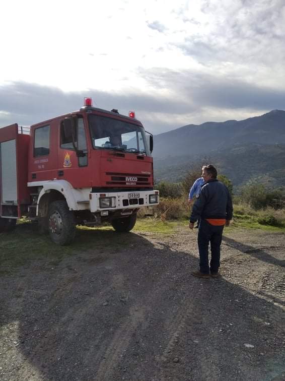 Πυρκαγιά σε δασική έκταση στην Εύβοια