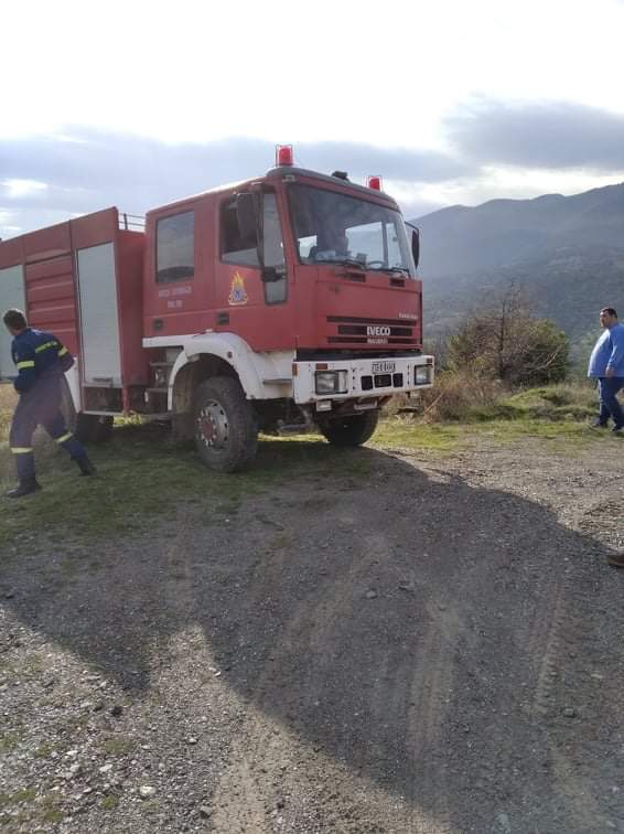 Πυρκαγιά σε δασική έκταση στην Εύβοια