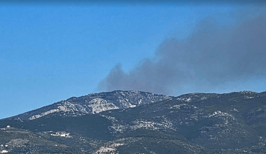 50-60 στρέμματα έκαψε η πυρκαγιά στον Ταΰγετο