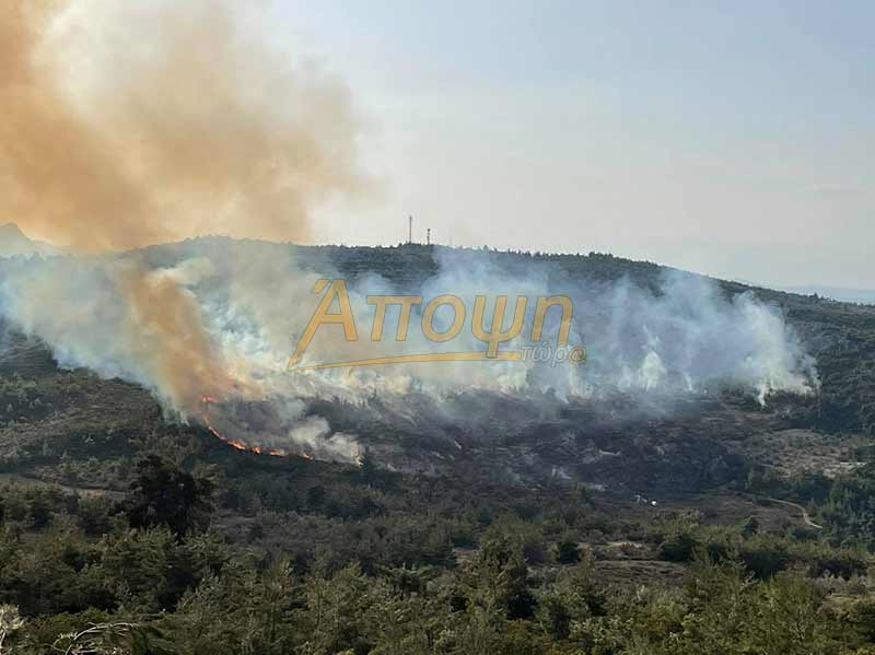 Φωτορεπορτάζ απο την πυρκαγιά στον Κάλαμο