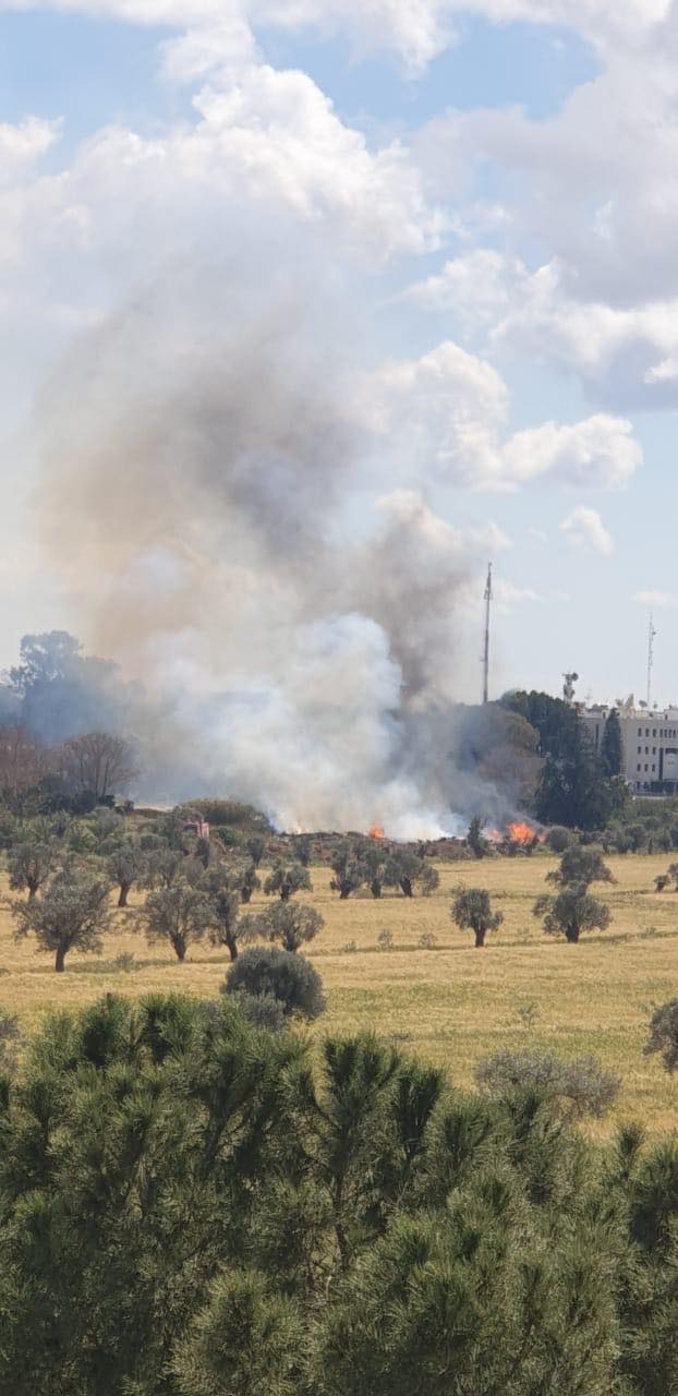 Λευκωσία: Ξέσπασε πυρκαγιά κοντά σε κτήρια