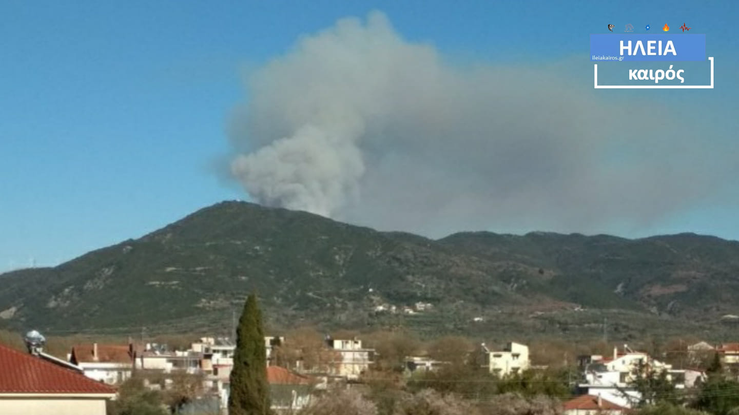 Με φλόγες και ανέμους μάχονται οι πυροσβέστες σε Μεγαλόπολη, Αίγιο και Καρπενήσι.