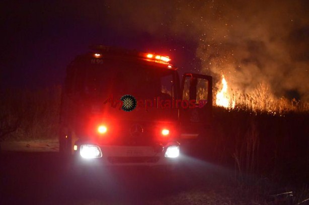 Αλεξάνδρεια Ημαθίας - Πυρκαγιά λίγο έξω από το Νεοχωρόπουλο (Φώτο - Βίντεο)