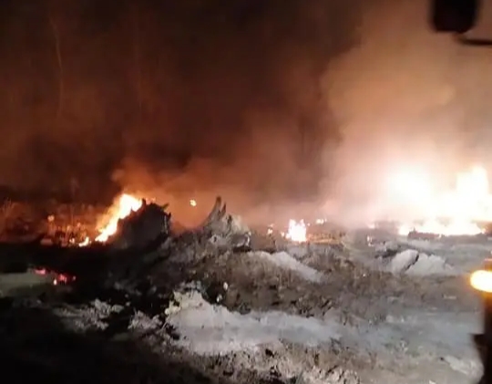 Καστοριά-Πυρκαγιά στο Τοιχιό (φωτο)