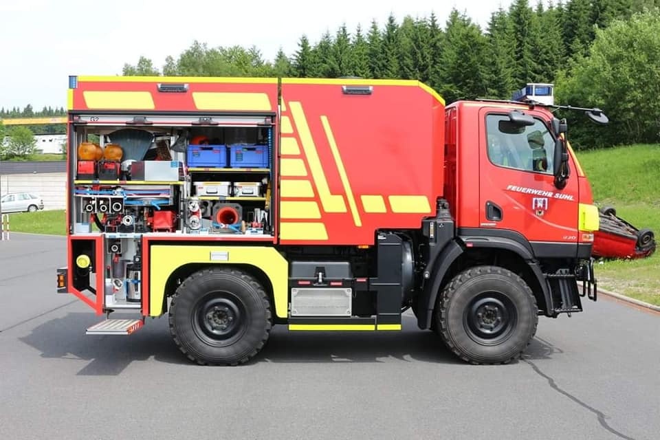 Το πρωτοπόρο πυροσβεστικό Μercedes Unimog TLF 2000