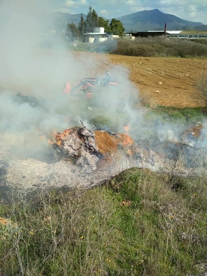 Πυρκαγιά εν υπαίθρω στην Θεσσαλονίκη