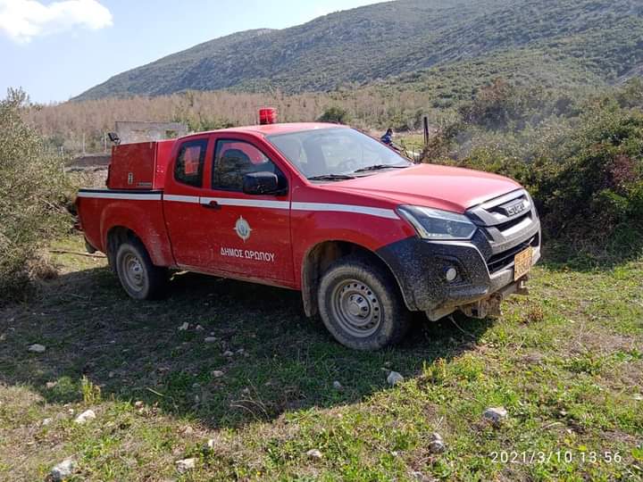 Πυρκαγιά σε αγροτοδασική έκταση στον Ωρωπό Αττικής