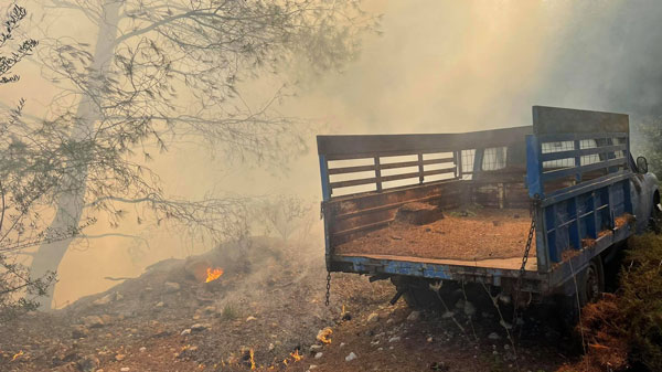 Πυρκαγιά σε δύσβατη περιοχή στο Μάζι – Άμεση επέμβαση από την Π.Υ. Μεγάρων