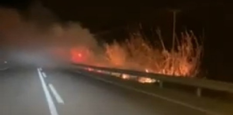 Αγρίνιο: Κινητοποίηση για πυρκαγιά - οι φλόγες «γλύφουν» την εθνική οδό (βίντεο)