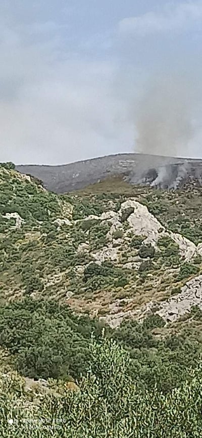 Σε εξέλιξη η πυρκαγιά στη Μάνη – Στην μάχη ισχυρές δυνάμεις της πυροσβεστικής και δύο αεροσκάφη