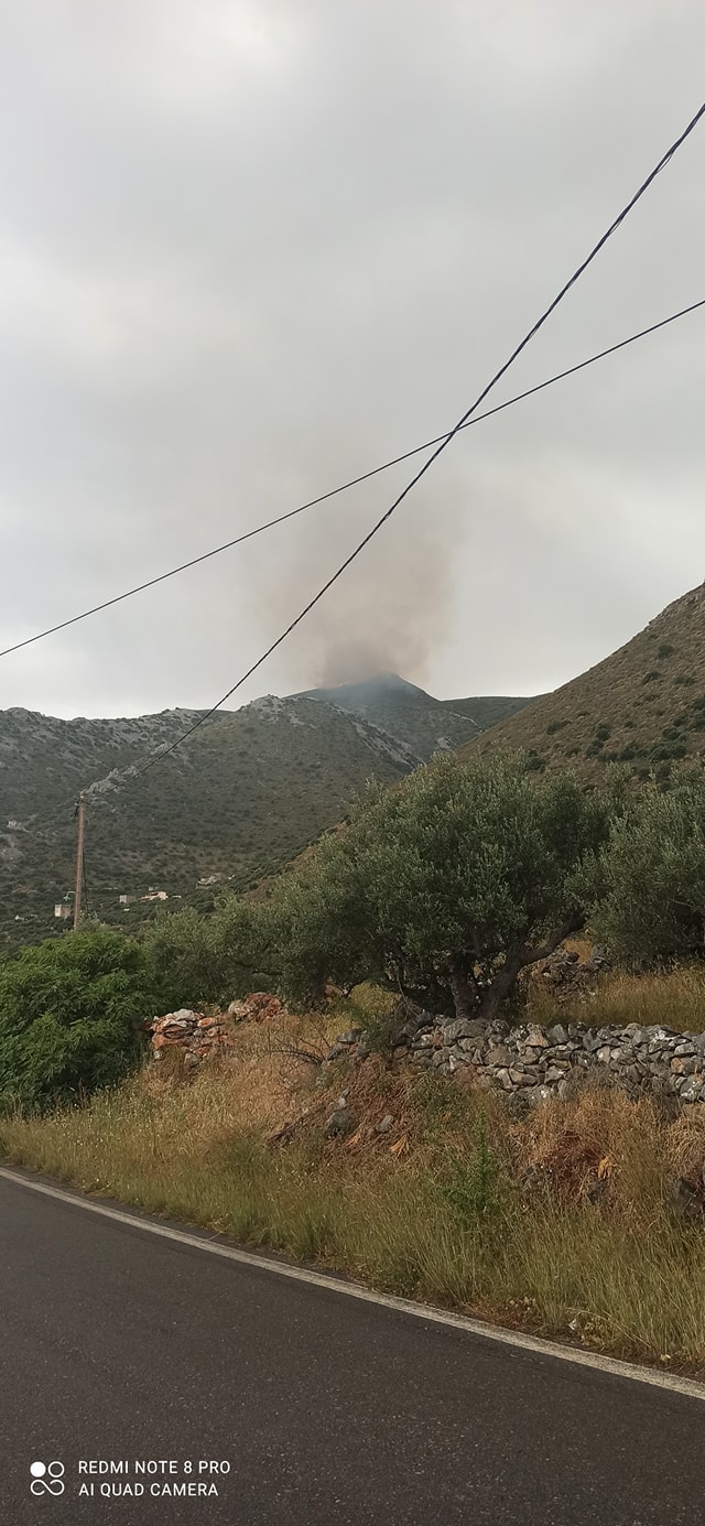 Πυρκαγιά ΤΩΡΑ στην Ανατολική Μάνη