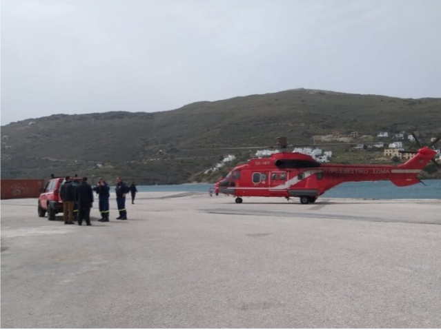 Βίντεο από την άφιξη της 1ΕΜΑΚ στην Άνδρο.