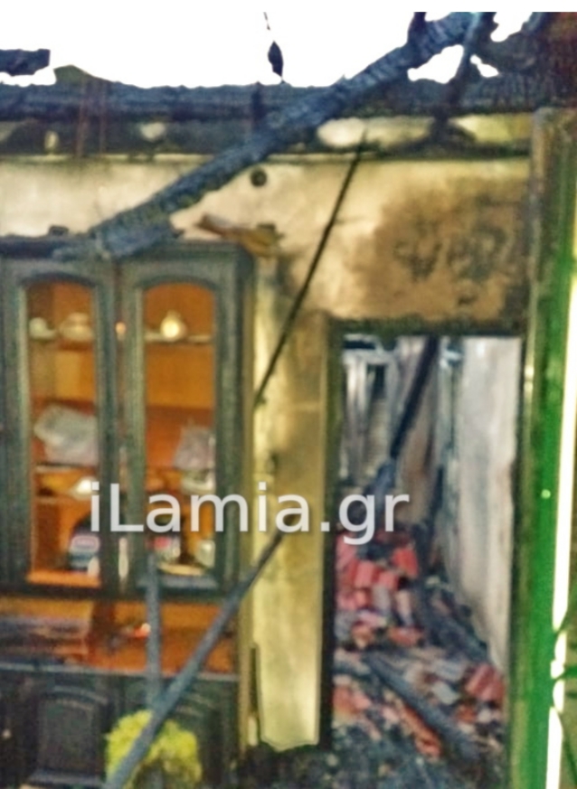 Πυρκαγιά σε μονοκατοικία στις Μεξιάτες Λαμίας
