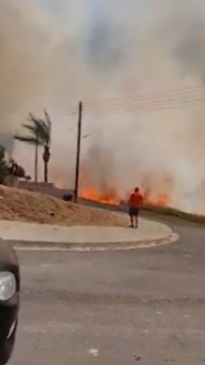 Κύπρος-Μεγάλη πυρκαγιά στην Επισκοπή.(φωτο-βιντεο)