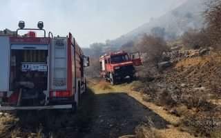 Πυρκαγιά Σάμος: Έσβησε πριν προλάβει να πάρει μεγάλες διαστάσεις (Φώτο)