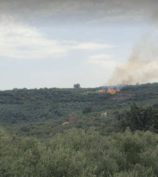 Μεσσηνία-Συναγερμός στην Πυροσβεστική για αγροτοδασική πυρκαγιά