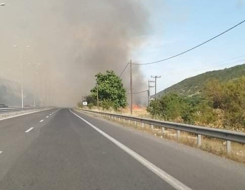 Βόλος ΤΩΡΑ: πυρκαγιά κοντά στη Χαλυβουργία.(φωτο)