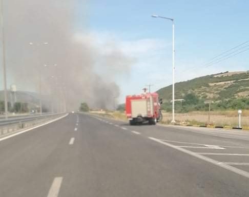 Βόλος ΤΩΡΑ: πυρκαγιά κοντά στη Χαλυβουργία.(φωτο)