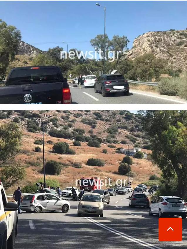 Τροχαίο στην Λεωφόρο Σουνίου μια γυναίκα απεγκλωβίστηκε χωρίς τις αισθήσεις τής.