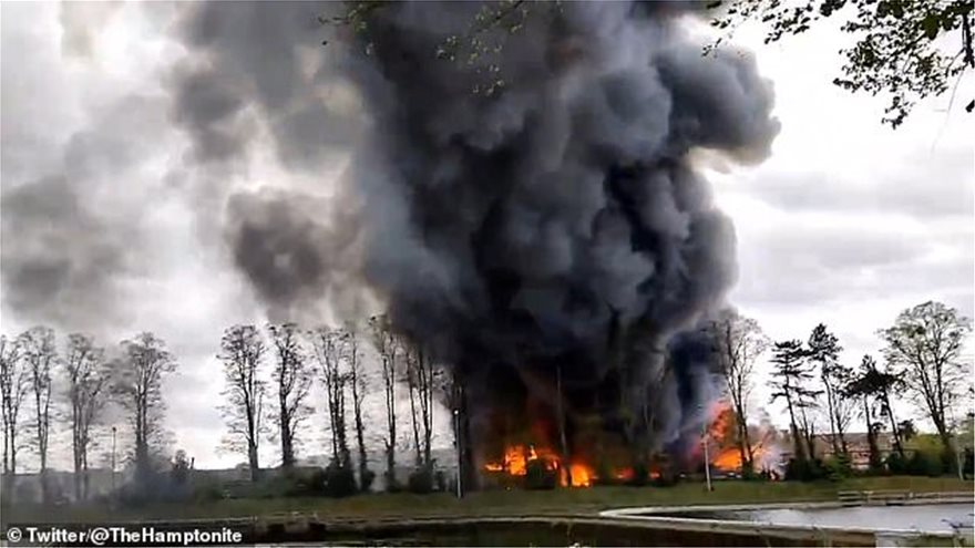 Δυτικό Λονδίνο: Μεγάλη πυρκαγιά στον Τάμεση