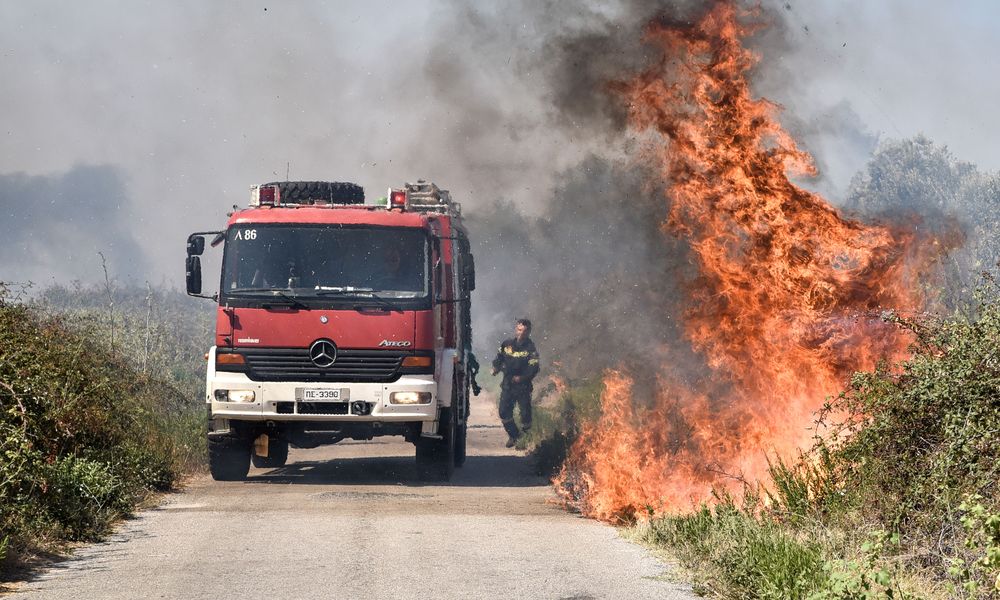 Πυρκαγιά στο Οίτυλο Ανατολικής Μάνης
