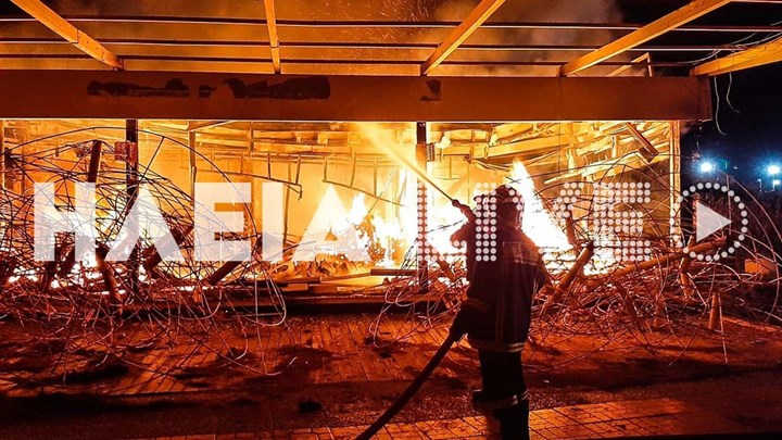 Ηλεία: Πυρκαγιά σε γνωστή καφετέρια στην Κουρούτα – Καταστράφηκε ολοσχερώς