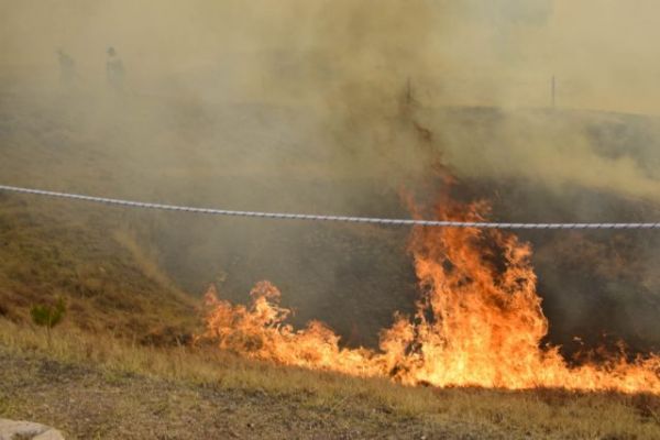 Πυρκαγιά στην περιοχή Κουτσοποδίου στο Άργος