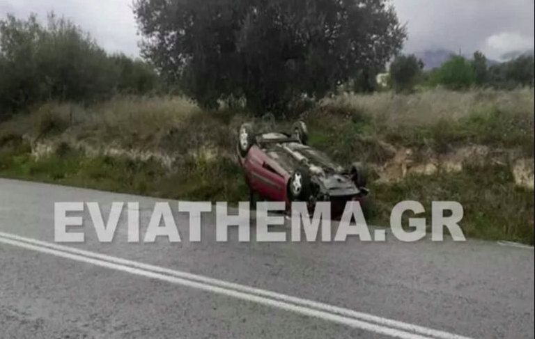 Τροχαίο Χαλκίδα: Αυτοκίνητο έπεσε σε δέντρο – Από θαύμα σώθηκε ο οδηγός