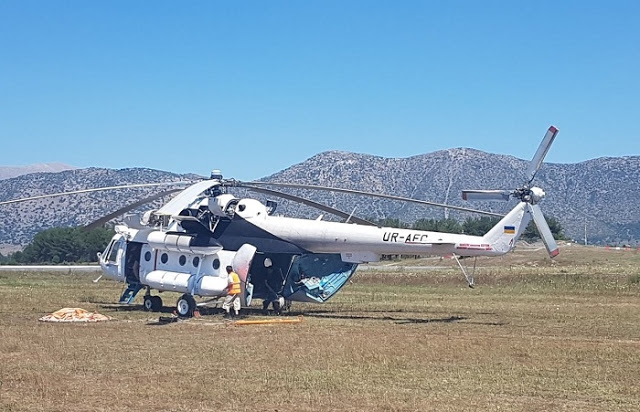 12 μεσαίου τύπου ρωσικών πυροσβεστικών ελικοπτέρων Μ8 για την αντιπυρική περίοδο