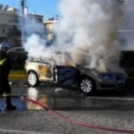 Πυρκαγιά σε Ε.Ι.Χ. όχημα στην Σιθωνία