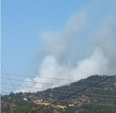 Κύπρος-Μεγάλη δασική πυρκαγιά σε εξέλιξη στο Πέρα Πεδι