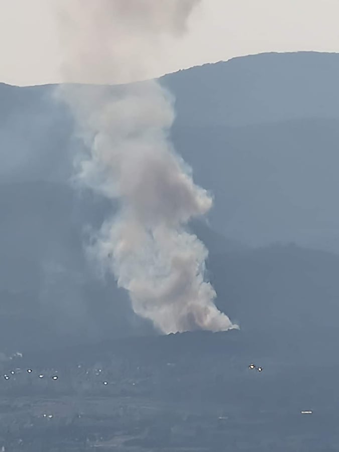 Πυρκαγιά ΤΩΡΑ δασική έκταση στην Χασιά Αττικής (Φώτο)