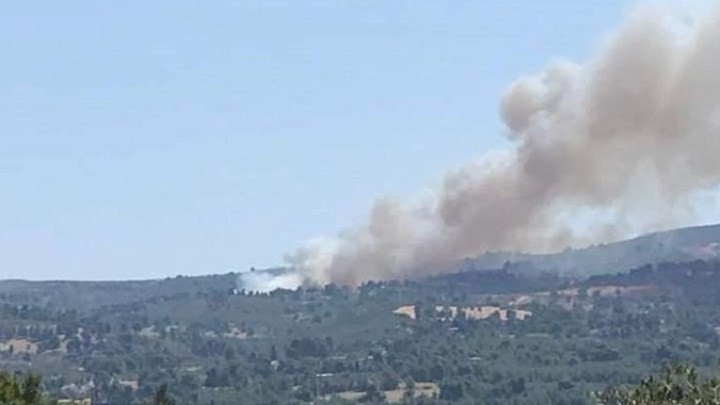 Πυρκαγιά ΤΩΡΑ σε δασική έκταση στον Βαρνάβα Αττικής (Φώτο)