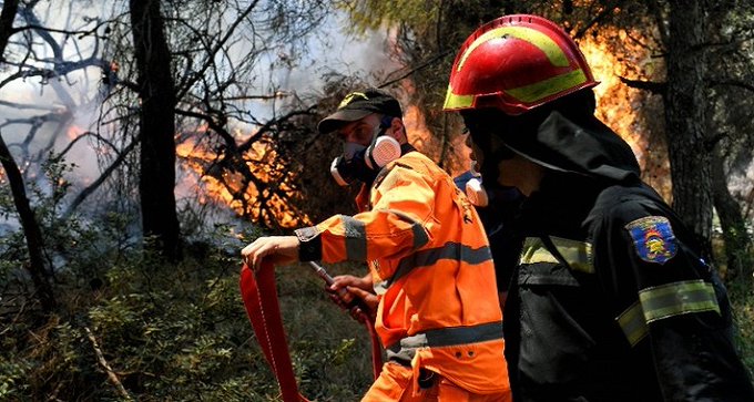 57 δασικές πυρκαγιές εκδηλώθηκαν το τελευταίο 24ωρο