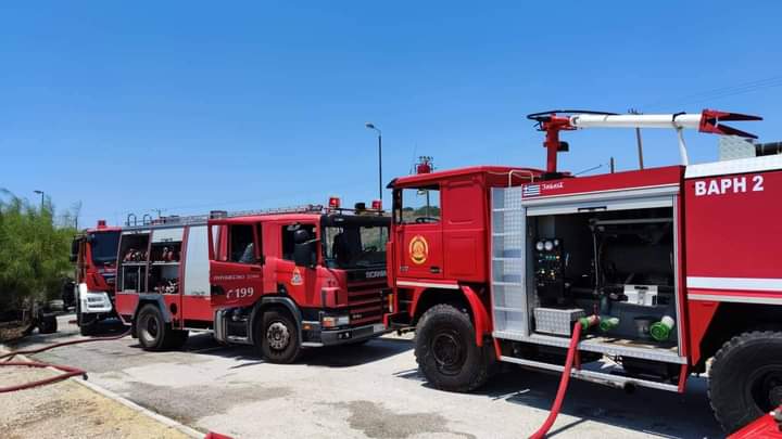 Φωτογραφικό υλικό από την πυρκαγιά στην βουλιαγμένη Αττικής