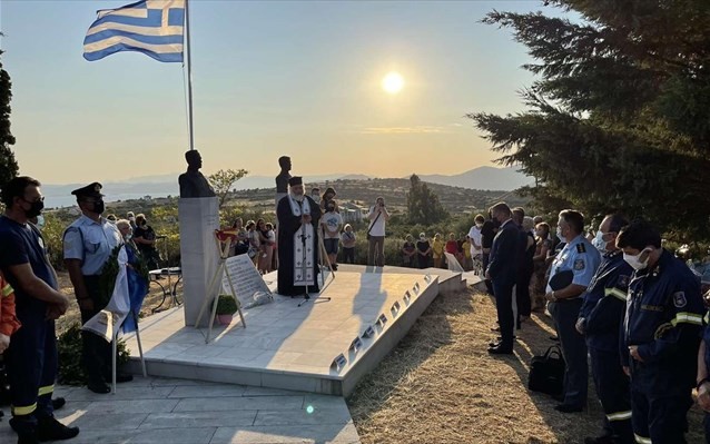 Εύβοια: Επιμνημόσυνη δέηση για τους χειριστές του CL-415 που έχασαν τη ζωή τους σε πυρκαγιά