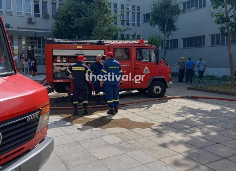 ΑΠΘ: Σε εξέλιξη πυρκαγιά στο κτίριο της Ιατρικής Σχολής