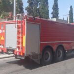 Πυρκαγιά στο πρώην στρατόπεδο Ζιάκα στην Θεσσαλονίκη