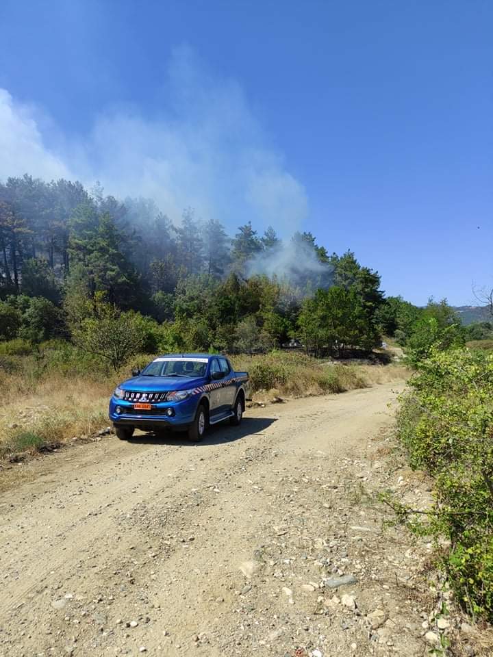 Φωτογραφικό υλικό από την πυρκαγιά στην Κομοτηνή