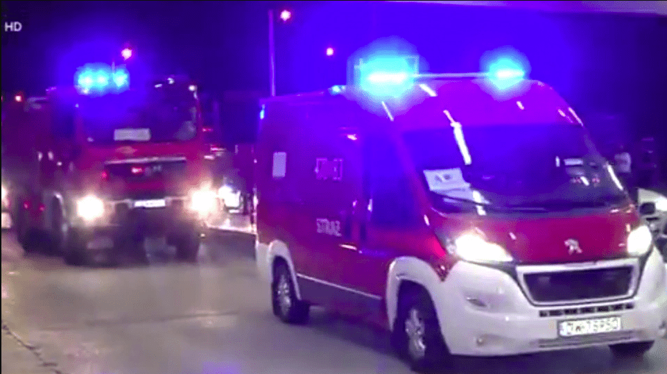 Πυρκαγιές: Έφτασε στην Ελλάδα το κομβόι με τους πυροσβέστες από την Πολωνία