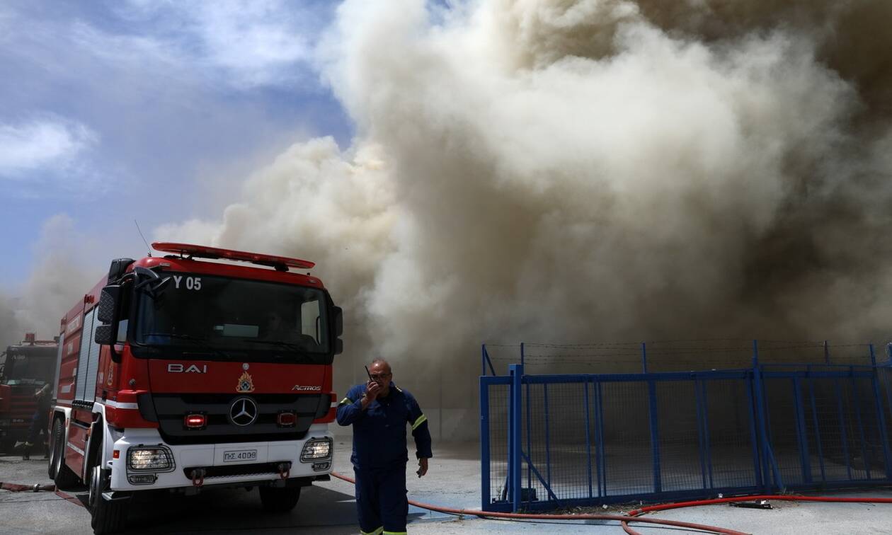 Πυρκαγιά εν υπαίθρω στην περιοχή Άγιος Αθανάσιος Θεσσαλονίκης
