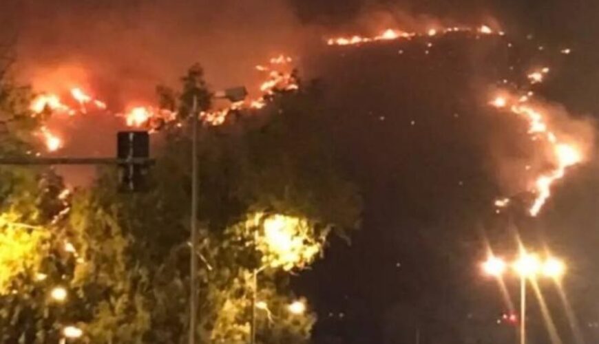 Πυρκαγιά στο Πέραμα: Στο Σχιστό το μέτωπο της πυρκαγιάς!