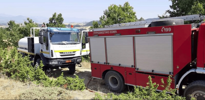 Πυρκαγιά σε δασική έκταση στη Διποταμία Καστοριάς